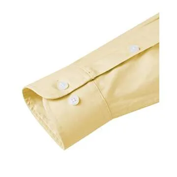 Alimens & Gentle Oxford Shirt Long Sleeve with Pocket Yellow