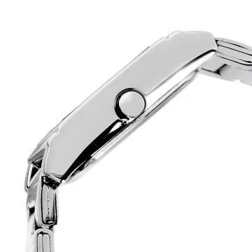 Casio Women's LTP1237D-7A Silver-Tone Shell White Dial Watch