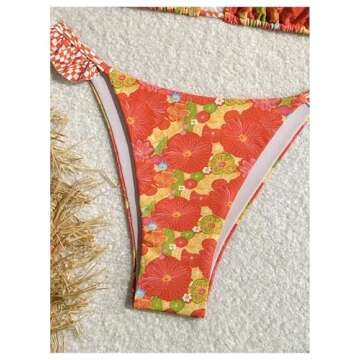 MakeMeChic Floral Two Piece Bikini for Women