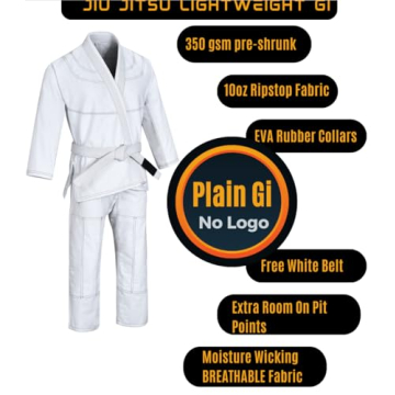 Knockout Jiu Jitsu Gi: Ultra Light, Machine Washable, Customizable