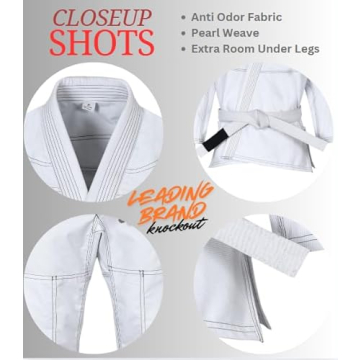 Knockout Jiu Jitsu Gi: Ultra Light, Machine Washable, Customizable