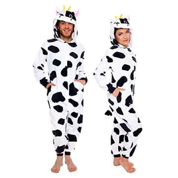 Funziez! Slim Fit Adult Onesie - Plush Animal Costume for Halloween
