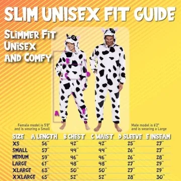 Funziez! Slim Fit Adult Onesie - Plush Animal Costume