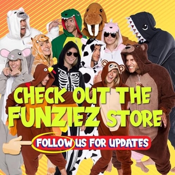 Funziez! Slim Fit Adult Onesie - Plush Animal Costume