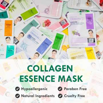 DERMAL 24 Collagen Face Mask Combo Pack - Sensitive & Anti-Acne