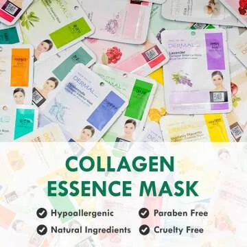 DERMAL 24 Collagen Face Mask Combo Pack - Sensitive & Anti-Acne