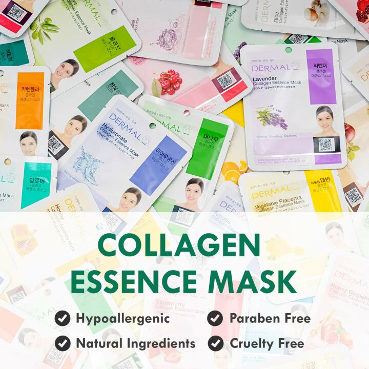 DERMAL 24 Collagen Face Mask Combo Pack - Sensitive & Anti-Acne
