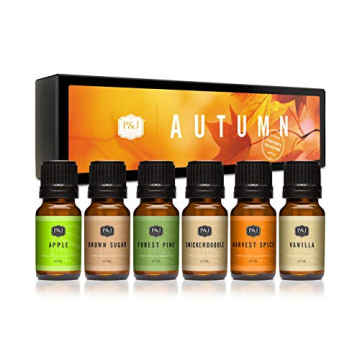 P&J Autumn Fragrance Oil Set - Premium DIY Craft & Home Scents