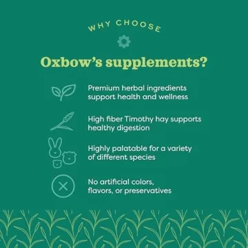 Oxbow High-Fiber Skin & Coat Supplement for Small Pets