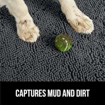 Gorilla Grip Ultra Absorbent Doormat for Muddy Paws 60x36