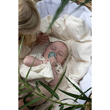 BIBS De Lux Sage Baby Pacifiers - 0-6 Months Set of 2