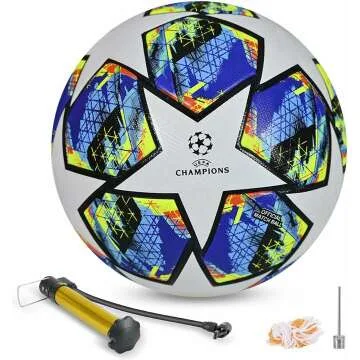 Size 5 Official Soccer Ball - Champions League Quality
