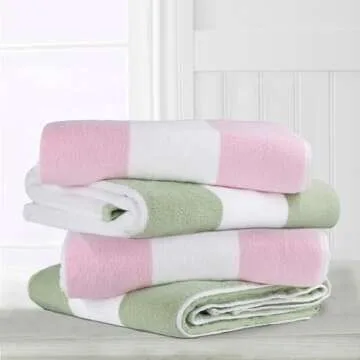 CLOWOOD Plush Oversized Beach Towel - 40" x 72" Large