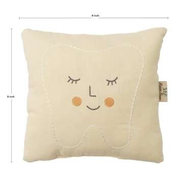 Flower Power Tooth Fairy Pillow - Tooth Fairy Pillow with Pocket - Keepsake or Gift for Girls and Boys- Super Cute Handmade Like Design