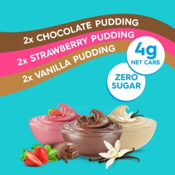 Simply Delish Instant Delicious Mixed Variety Pudding 6 Pack
