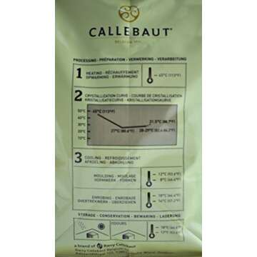 Callebaut W2 28% White Chocolate Callets 5.5 lbs