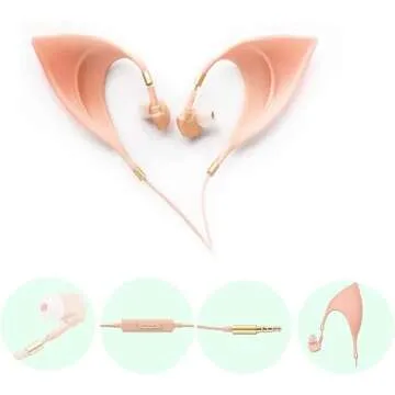 Urbun Elf Earbuds Headphones for Cosplay