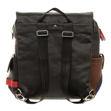 Star Wars Han Solo Inspired Convertible Backpack Crossbody Messenger Utility Bag