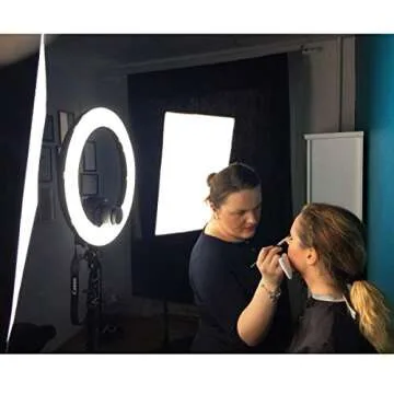 MACTREM 18" Dimmable LED Makeup Ring Light Kit