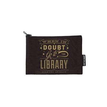 Durable Out of Print When in Doubt Pouch for Organization