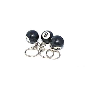 BeeSpring 8 Ball Keychain Creative Gift Idea for All Ages