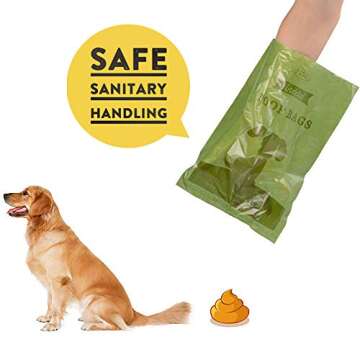 Dog Poop Bag Biodegradable Scented: Leak Proof Dog Waste Bags With 1 Dispenser, 18 Rolls Refills Poop Bags -450 Counts