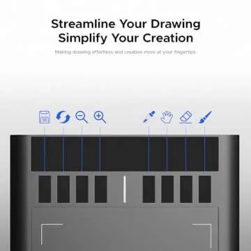 Ugee M708 Drawing Tablet with 8192 Levels Pressure Sensitivity
