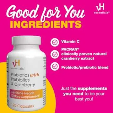 vH Essentials Probiotics for Feminine Health 120 Capsules