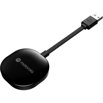 Motorola MA1 Wireless Android Auto Car Adapter - Instant Connection Using Google-Licensed Bridge Tec...