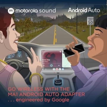 Motorola MA1 Wireless Car Adapter for Easy Android Auto Connection