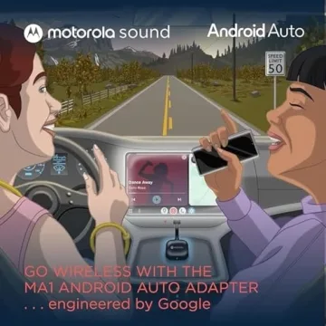Motorola MA1 Wireless Car Adapter for Easy Android Auto Connection
