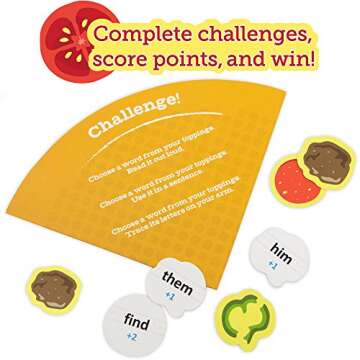 Pint-Size Scholars Pizza Game for Sight Words Learning