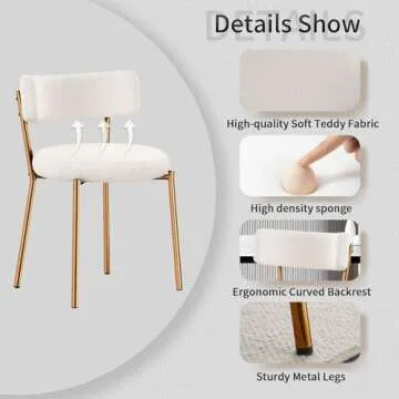 HAIZAO Modern Dining Chairs Set of 4 - Chic Comfort