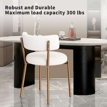 HAIZAO Modern Dining Chairs Set of 4 - Chic Comfort