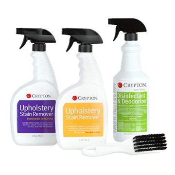 Crypton Upholstery Stain Remover Sampler Kit with Brush