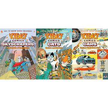 Science Comics Series 18-Book Set - Explore Science Through Comics!