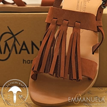 Size 11 Beige Emmanuela Greek Style Toe Ring Sandals, Quality Handmade Leather Flat Strappy Sandals, Slide on Summer Shoes for Women, Boho Chic Slider Sandals