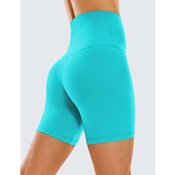 CRZ YOGA Super High Waisted Biker Shorts - Buttery Soft