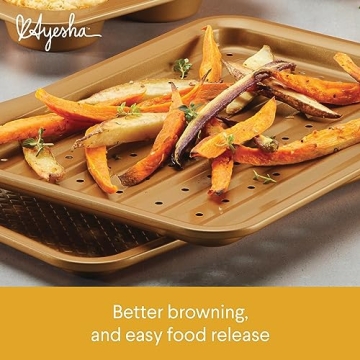 Ayesha Curry Nonstick Bakeware Toaster Oven Set - 4 Piece