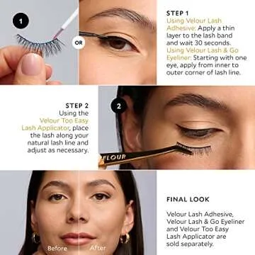 Velour Effortless Lashes - Natural, Fluffy & Reusable