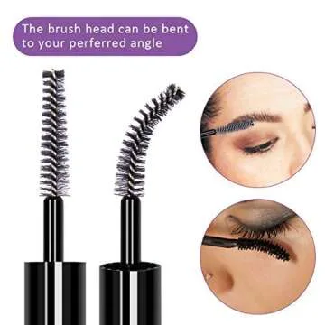 AHIER 20 pcs Reusable 4ML Mascara Tubes for Travel