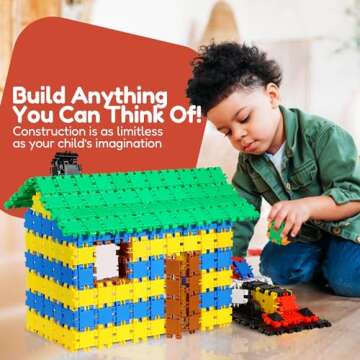 BEBLOX Building Blocks | Building Toys for Kids Ages 4-8 250-piece Set - Learning & Educational Fun ...