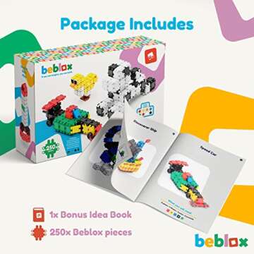 BEBLOX Building Blocks Educational Toy Set for Kids