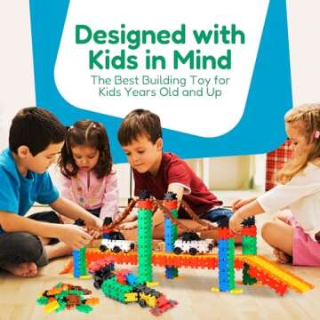 BEBLOX Building Blocks Educational Toy Set for Kids