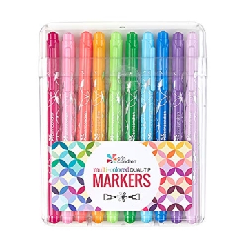 Vibrant Erin Condren Dual-Tip Markers Set for All Ages