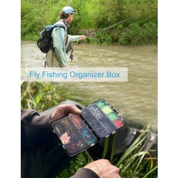 Hlotmeky Small Tackle Box Organizer 4 Pack Mini Tackle Boxes Plastic Fishing Organizer Tackle Storage Containers Kayak Fly Boxes