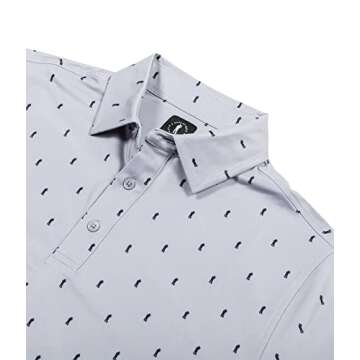 U Suck at Golf Men’s Golf Polo - Dry Fit Golf Polo Shirts for Men - High Performance Golf Club App...