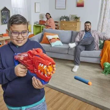 NERF Wild Lionfury Easy Play Blaster for Kids