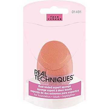Real Techniques Dual-Ended Expert Makeup Sponge - Versatile Blending Tool