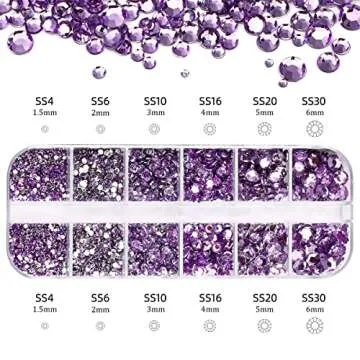 5320 Pieces Crystal Rhinestones for Nail Art & Crafts